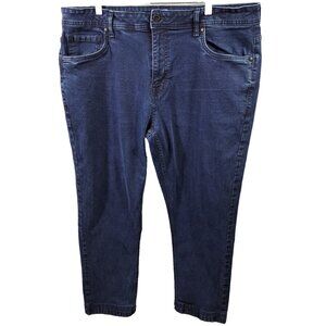 The Perfect Jean NYC Mens 40x26 Athletic Fit Stretch Denim Blue 5 Pocket *READ*